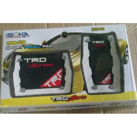 PEDAL GAS MOBIL ANTI SLIP TRD / PELAPIS PEDAL GAS MATIC TRD SPORTIVO RECING