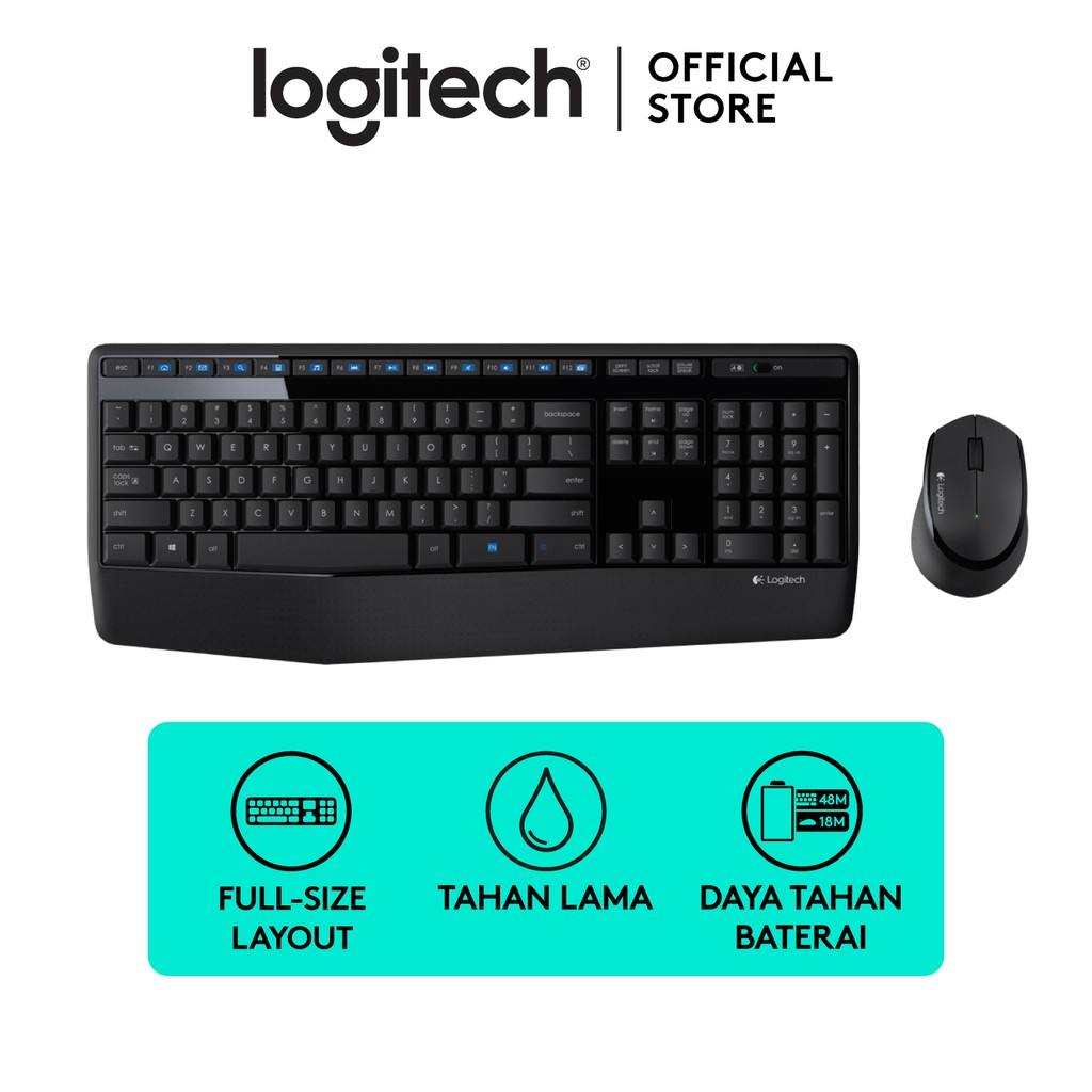 Logitech MK345 Wireless Combo Keyboard Mouse