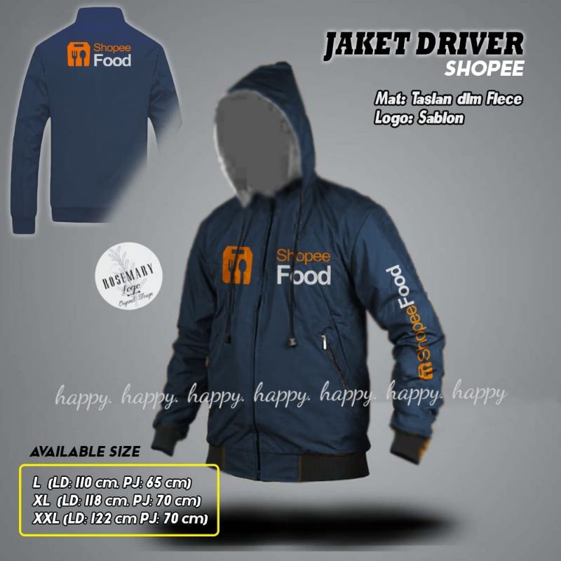 JAKET DRIVER // JAKET FOOD // JAKET KURIR // JAKET DRIVERS FOOD