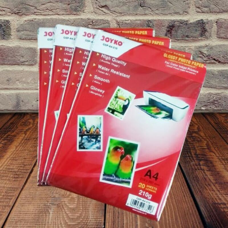 

Joyko kertas foto glossy 210gram