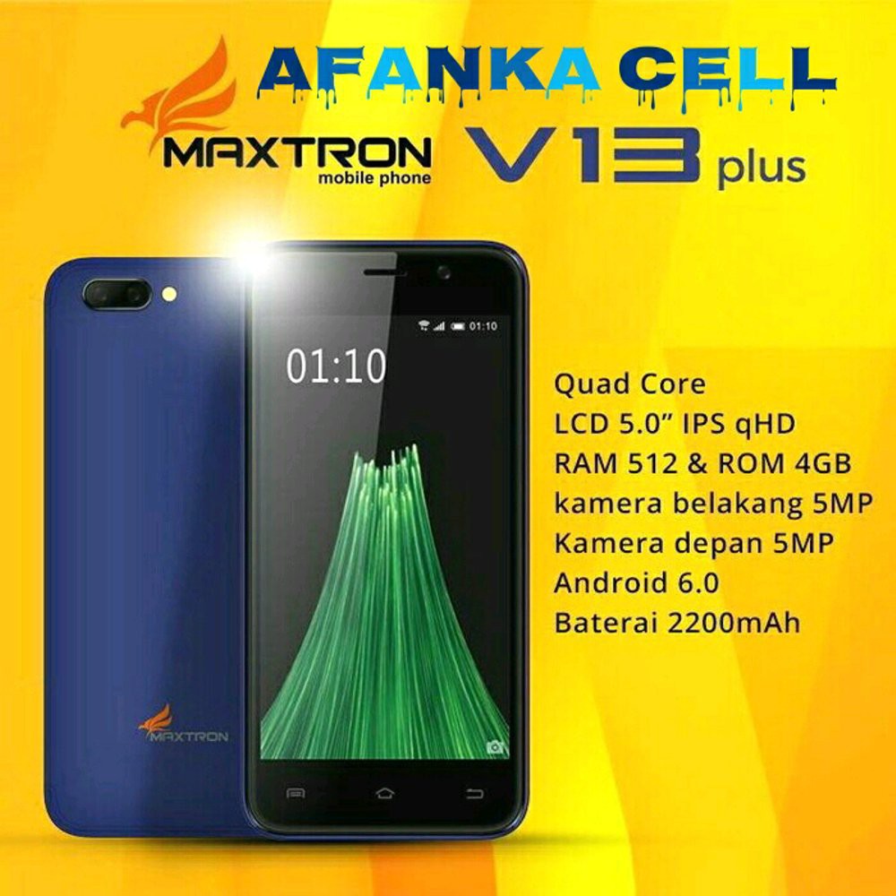 MAXTRON V13 PLUS. android murah tapi model tdk murahan