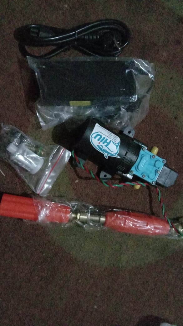 Pompa Air Tekanan Tinggi Doorsmeer Mini Steam Dc 12v Paket Lengkap Tanpa Selang Hiu 5a