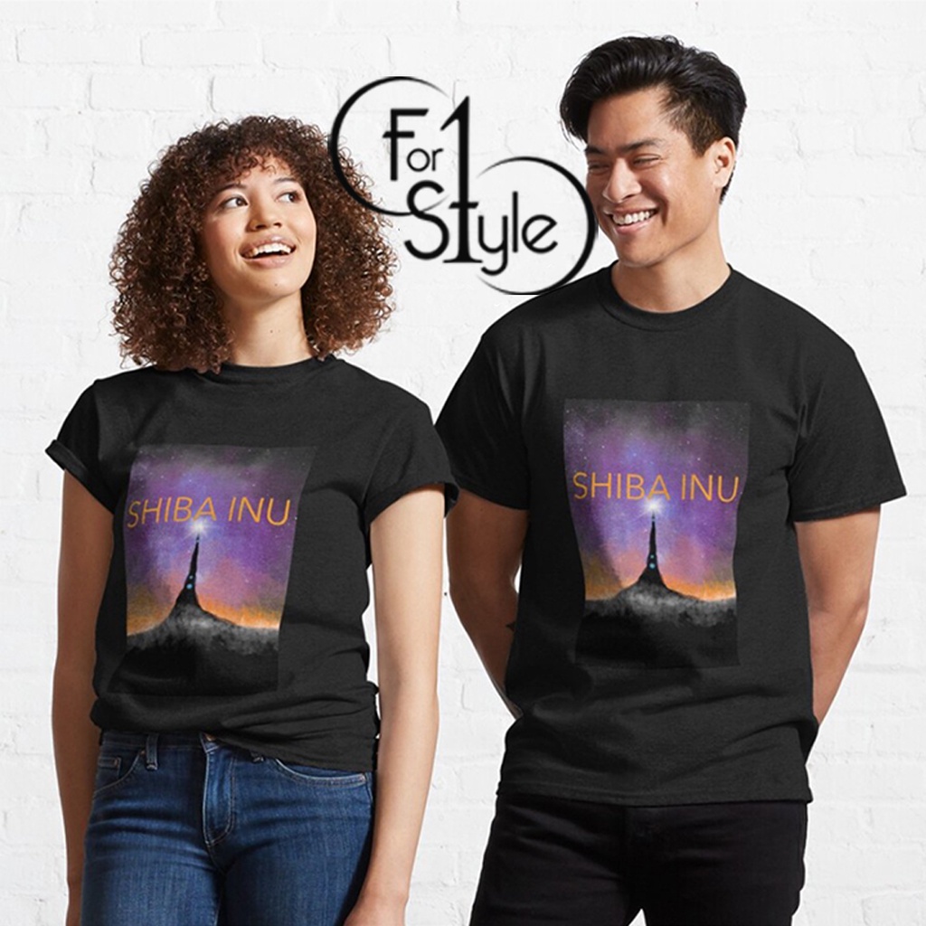 Baju kaos distro premium Shiba inu crypto millionare 5465