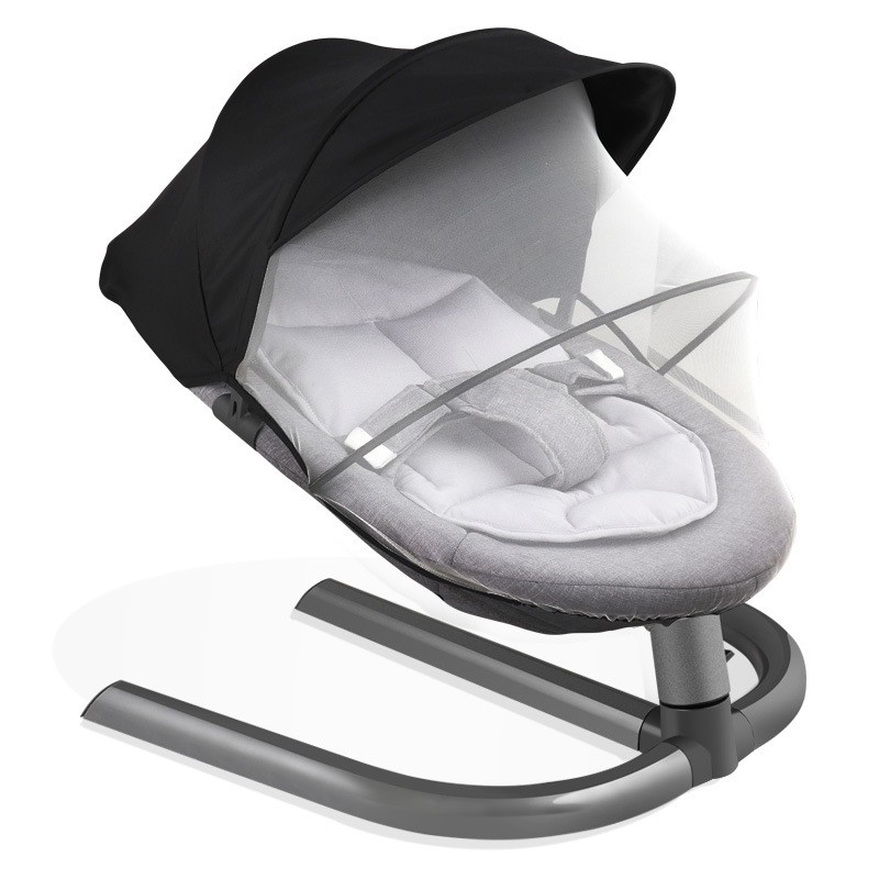 Baby Bouncher Rocking Chair Non Elektrik kursi ayunan Bayi Full Kanopi Bassinet Jaring Nyamuk Ori