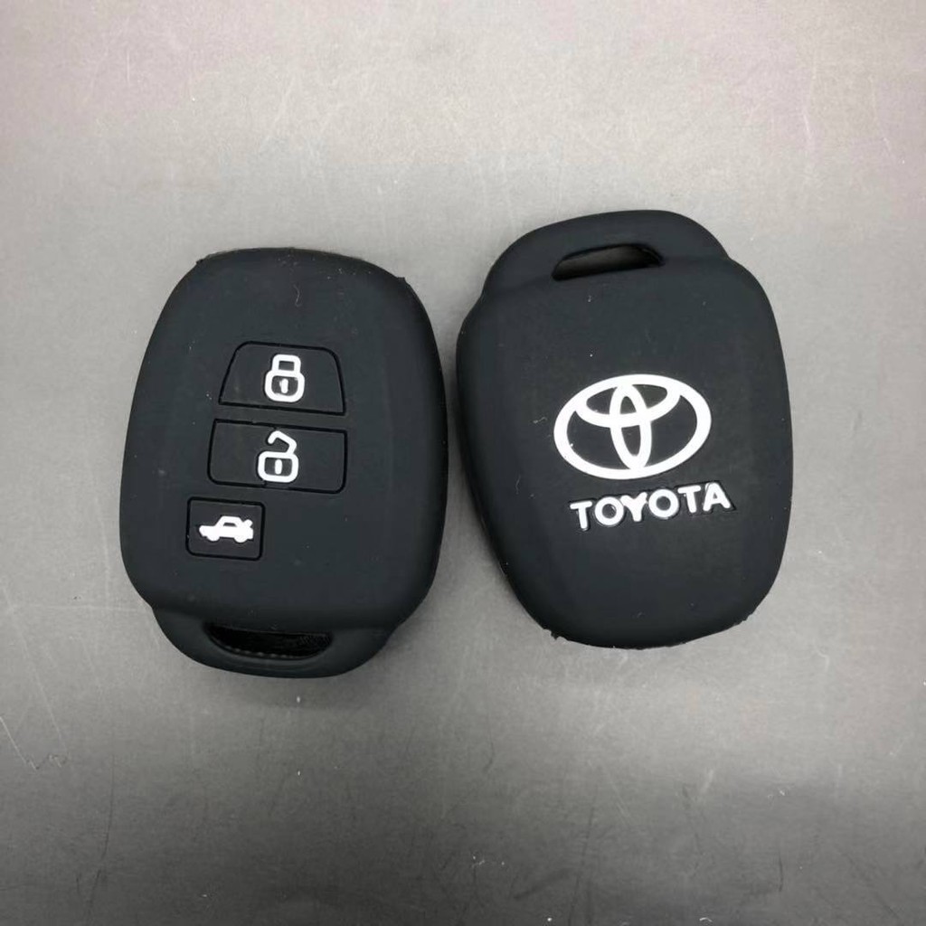 TOYOTA SIENTA NON-KEYLESS Cover Sarung Kondom Silicon Silikon Keyshirt Remote Kunci Mobil