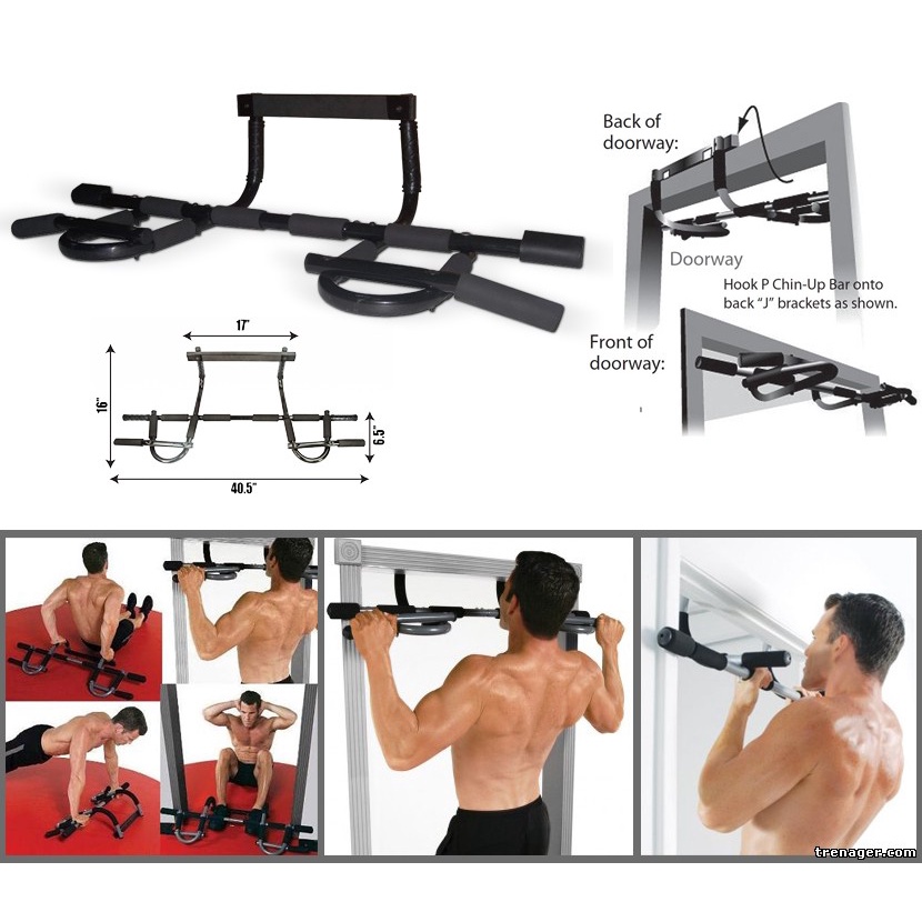 Pull Up BAr Gym Iron Alat Pull Up Push Up Fitness Gym Pintu Dalam Ruangan Door Extreme