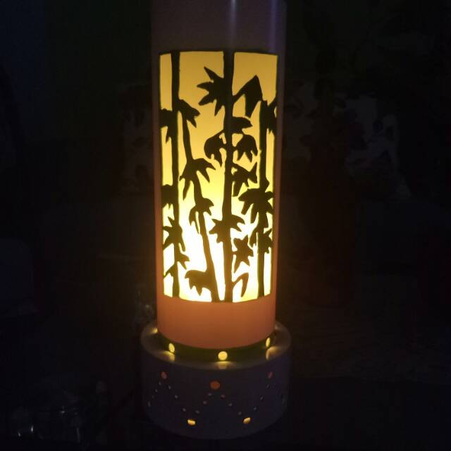 Lampu Hiaslampu Tidur Motif Bambu