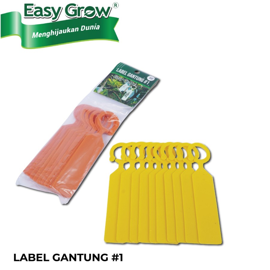 LABEL GANTUNG PACK ISI 10 PCS label tanaman plant name tag plastik PVC