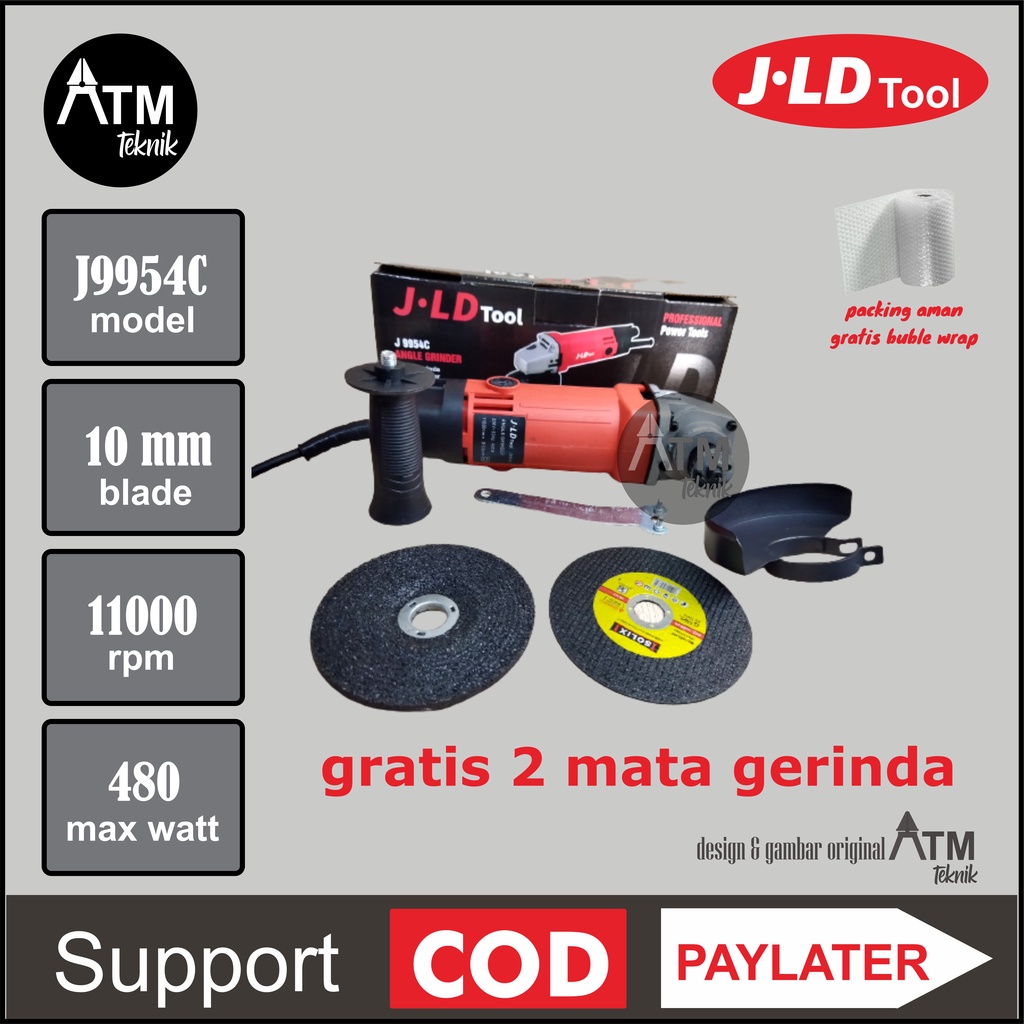 Gerinda, gurinda, angel grinder, grenda JLD Tool 4 inch