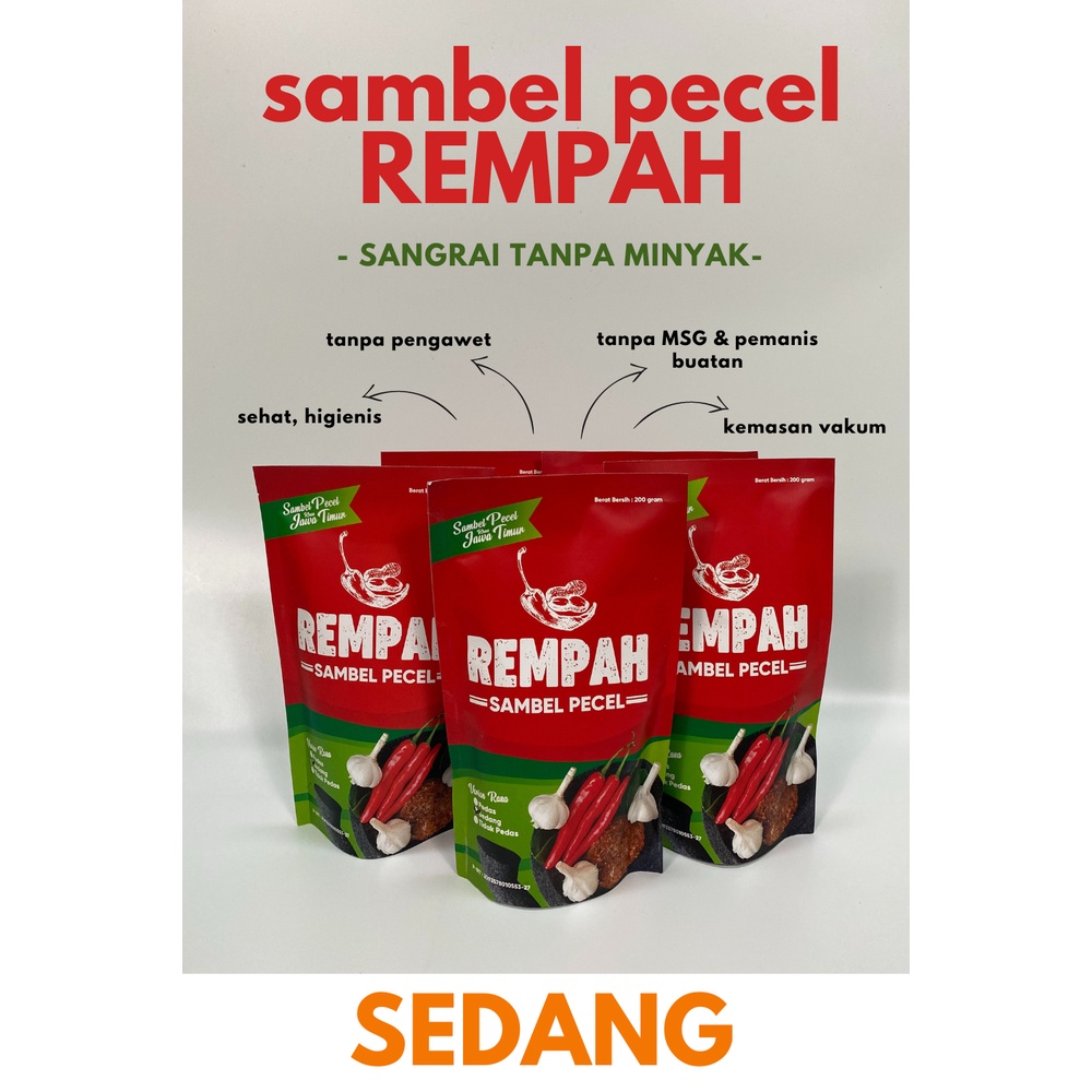 

Sambel Pecel / Bumbu Pecel REMPAH - Sedang