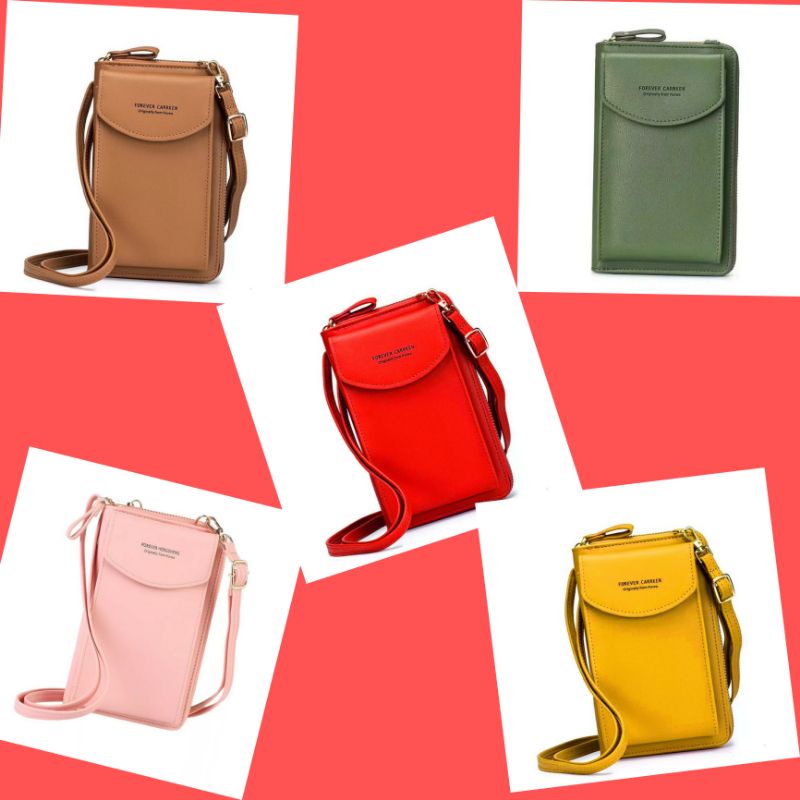 Dompet Wanita/Peyimpan HP/Fashion/Tali/Import Original