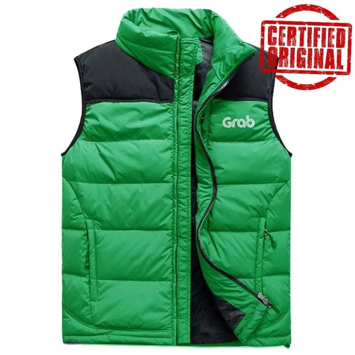 JAKET ROMPI GRAB HIJAU FULL