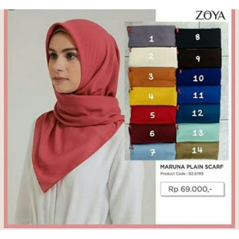 Zoya Maruna Plain Scarf