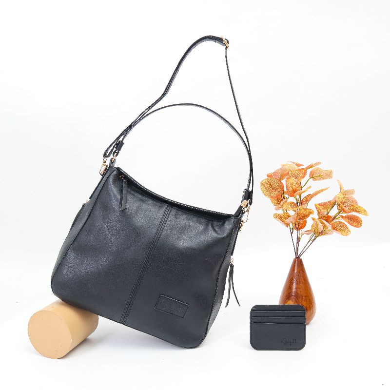 GRIZELLE ALICIA PREMIUM BAG (Size M, BLACK)