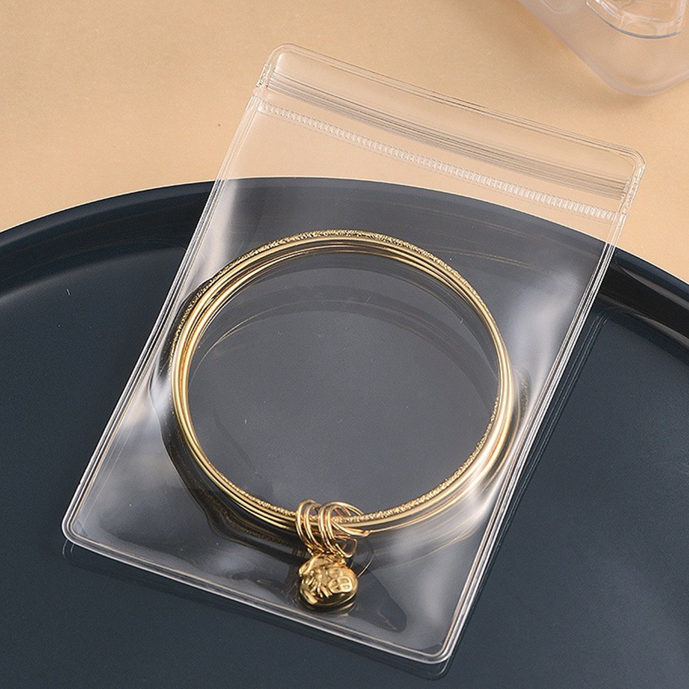 10pcs / set Kotak Penyimpanan Perhiasan Anting Cincin Gelang Anti Oksidasi Transparan