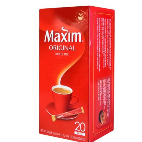 

Maxim Coffee Original Kopi Korea Isi 20Pcs