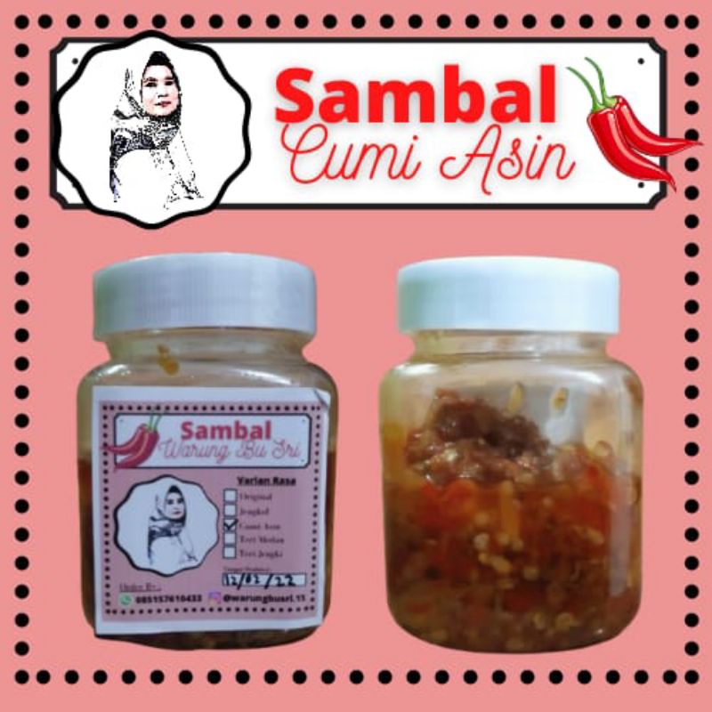 

Sambal Warung Bu Sri (Cumi Asin)