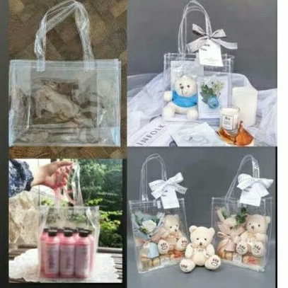 TAS MIKA TRANSPARAN | TAS MIKA SOUVENIR | TAS HAMPERS POLOS