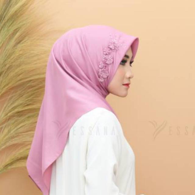 Yessana hijab Aina || jilbab segiempat || square hijab