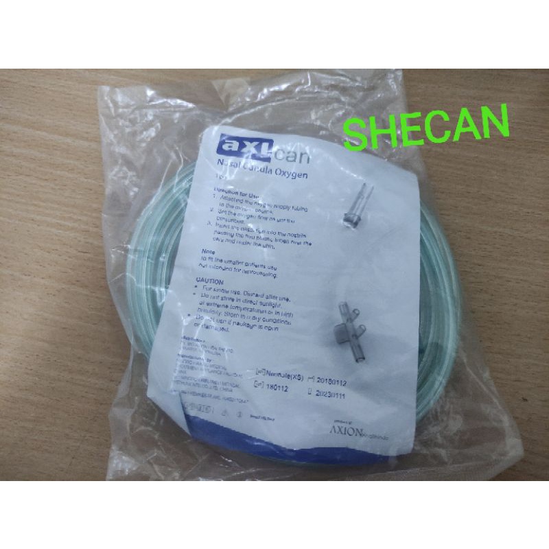 NASAL OXYGEN Cannula DEWASA DAN ANAK/ Selang Oksigen / Nasal Oxygen ADULT AXI