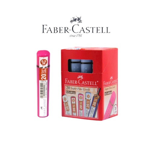 

Refill Pensil Mekanik Faber Castell 128720 2B 0.5mm Super Fine Leads Tube – Satuan (tube) AGB