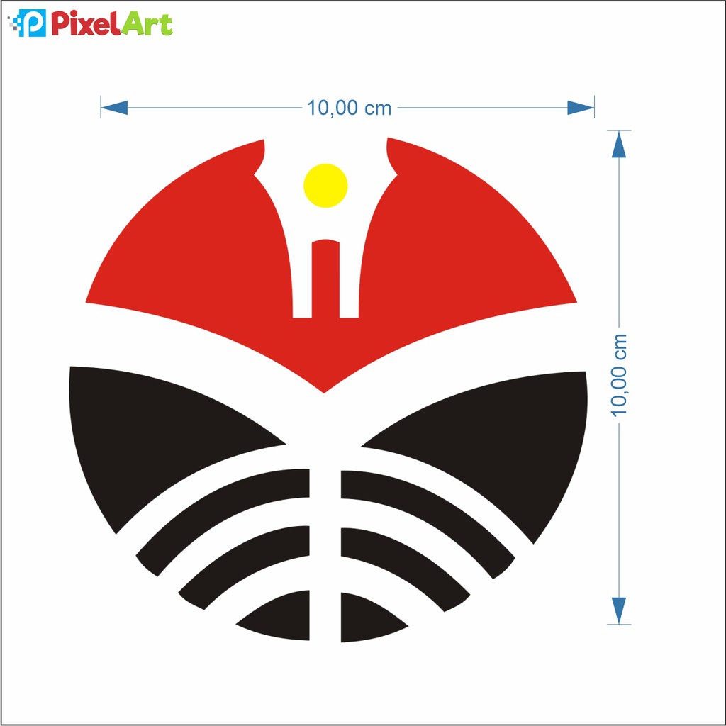 Jual CUTTING STIKER KAMPUS LOGO UNIVERSITAS PENDIDIKAN INDONESIA UPI