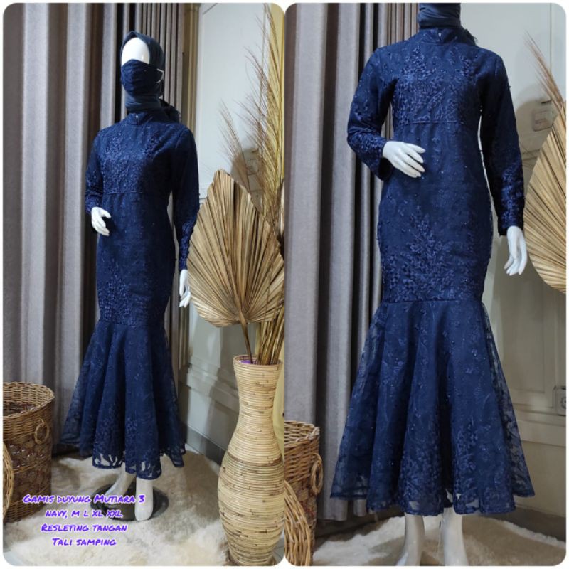 KEBAYA MURAH / KEBAYA CANTIK / GAMIS KEBAYA CANTIK / GAMIS DUYUNG SLIME TULLE / GAMIS KEBAYA TERBARU