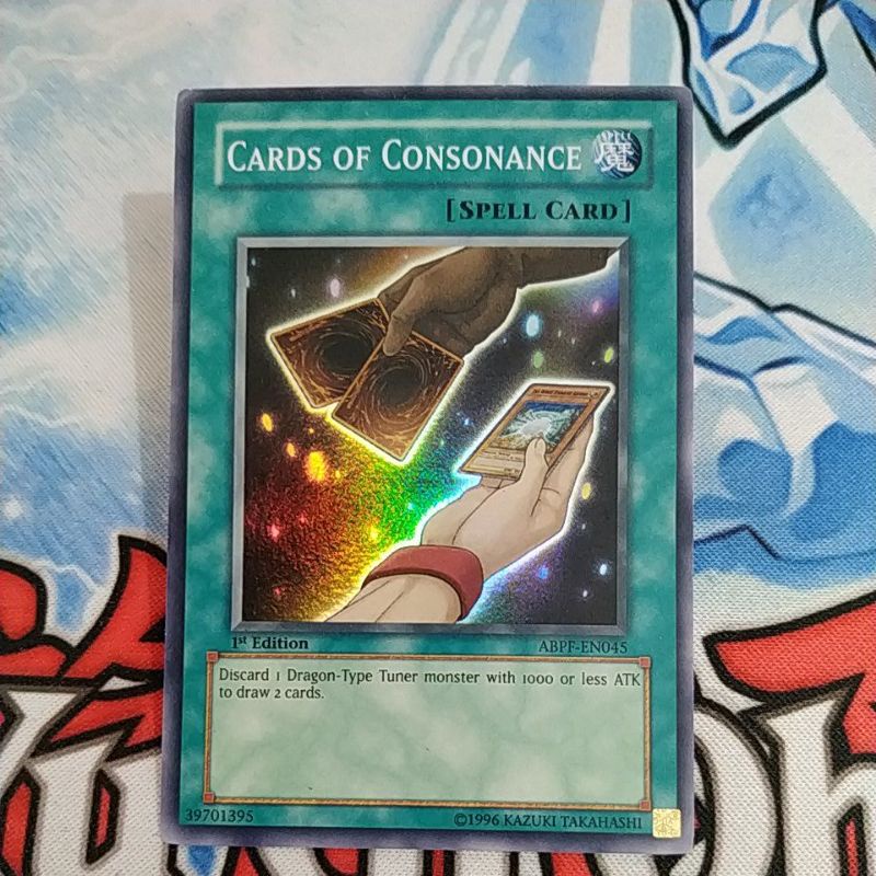 yugioh cards of consonance ABPF 1ed original