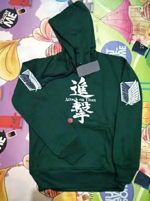 Jaket anime kids attack on titan snk SWEATER AOT