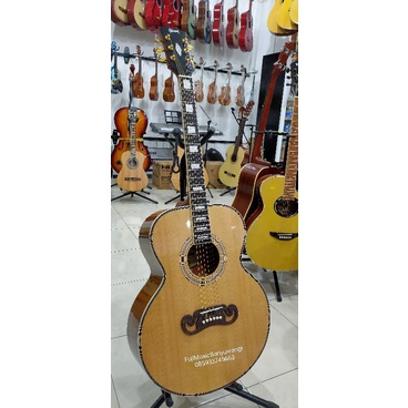 Gitar Gibson Akustik Double Run Neck Utuh Cyprus import