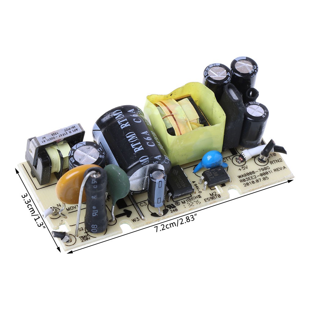 Modul Board Power Supply AC-DC 5V 2000ma 5V 2A dengan Pelindung IC