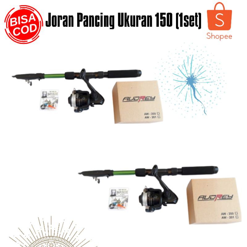 Pancing Set Murah | Joran Pancing Ukuran 150 (1 Set)