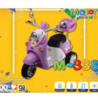  MOTOR  AKI  SCOOPY  RODA TIGA 3 PMB M338 Shopee Indonesia