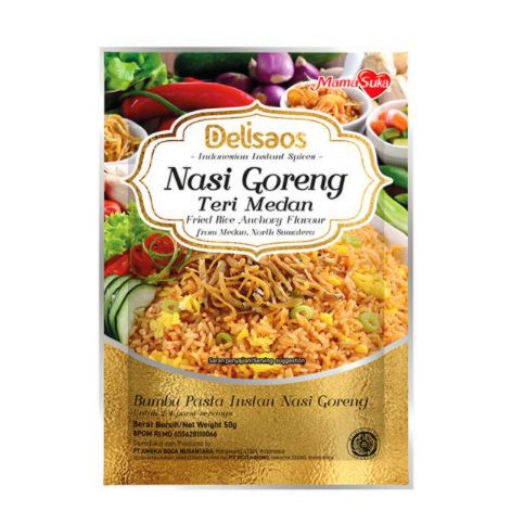 

Delisaos Bumbu Nasi Goreng Teri Medan 50 gr