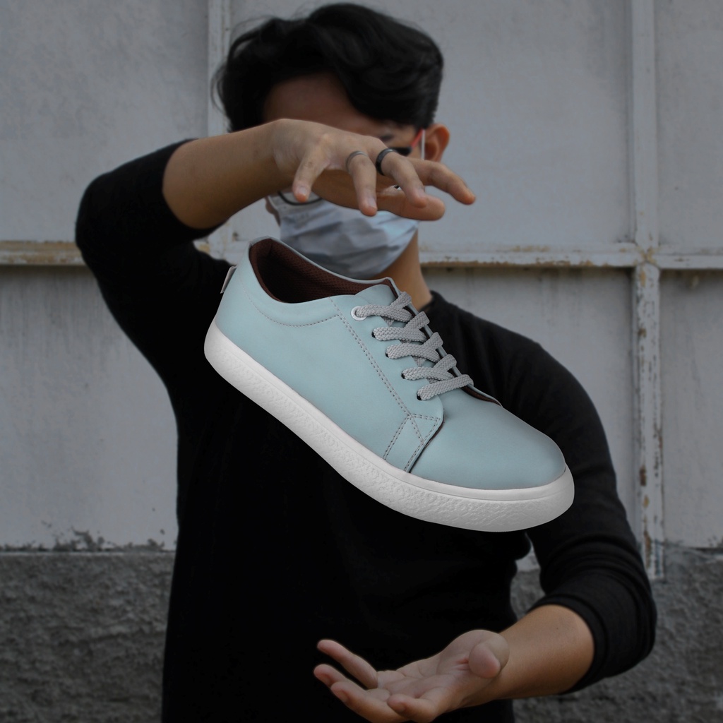 Dyla Mint | Sepatu Sneakers Wanita Casual Polos Original Putih Cewek Ori Footwear | FORIND Nazreal