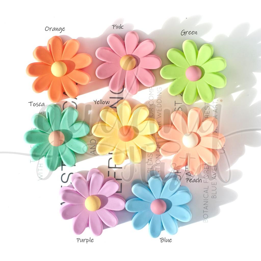 Jedai Rambut Summer Flower Hairclip Unik Full Color Bunga GH 201160