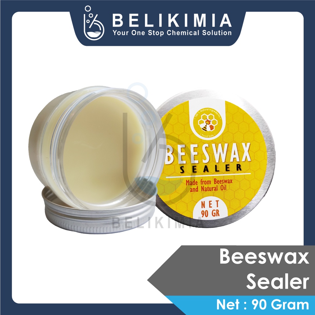 Beeswax Sealer Food Grade - Polish Permukaan Kayu Furniture - 90 Gram