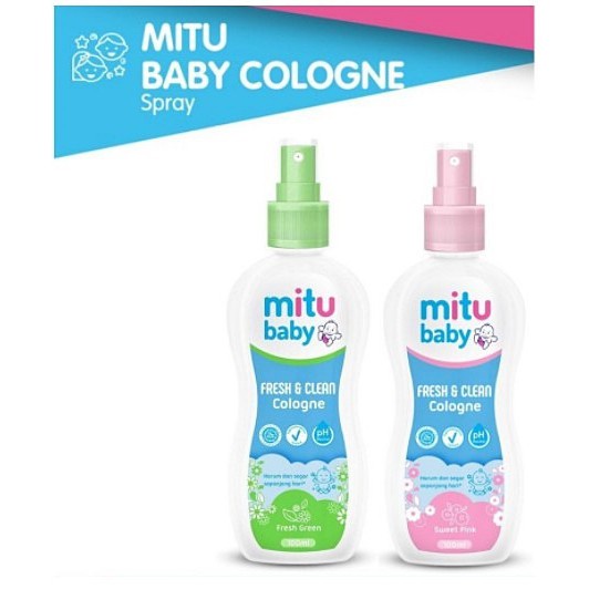 Mitu Baby Cologne 50ml 100ml Spray