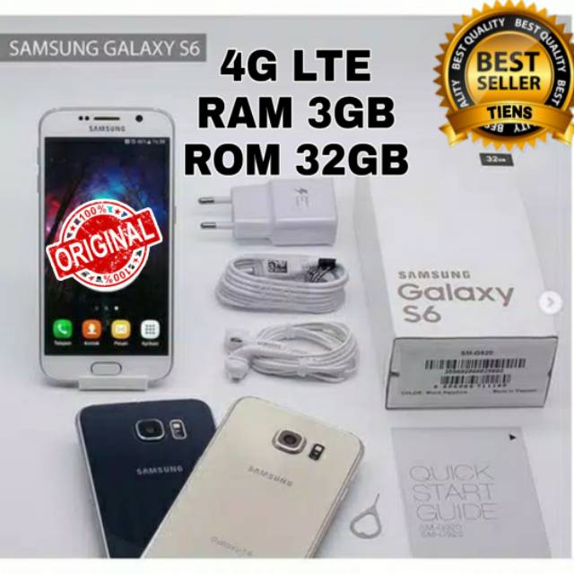 Buruan HP MURAH Samsung Galaxy S6 Fullset Docomo Ram 3GB Rom 32GB