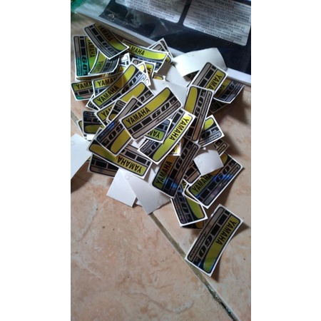 STICKER YAMAHA ANNIVERSARY 60Th || isi 50pcs