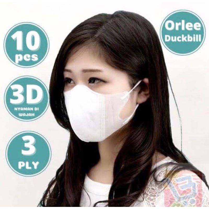 MASKER KN 95 5 Ply / DUCK BILL / KF 94 1 Box Isi 10 Pcs