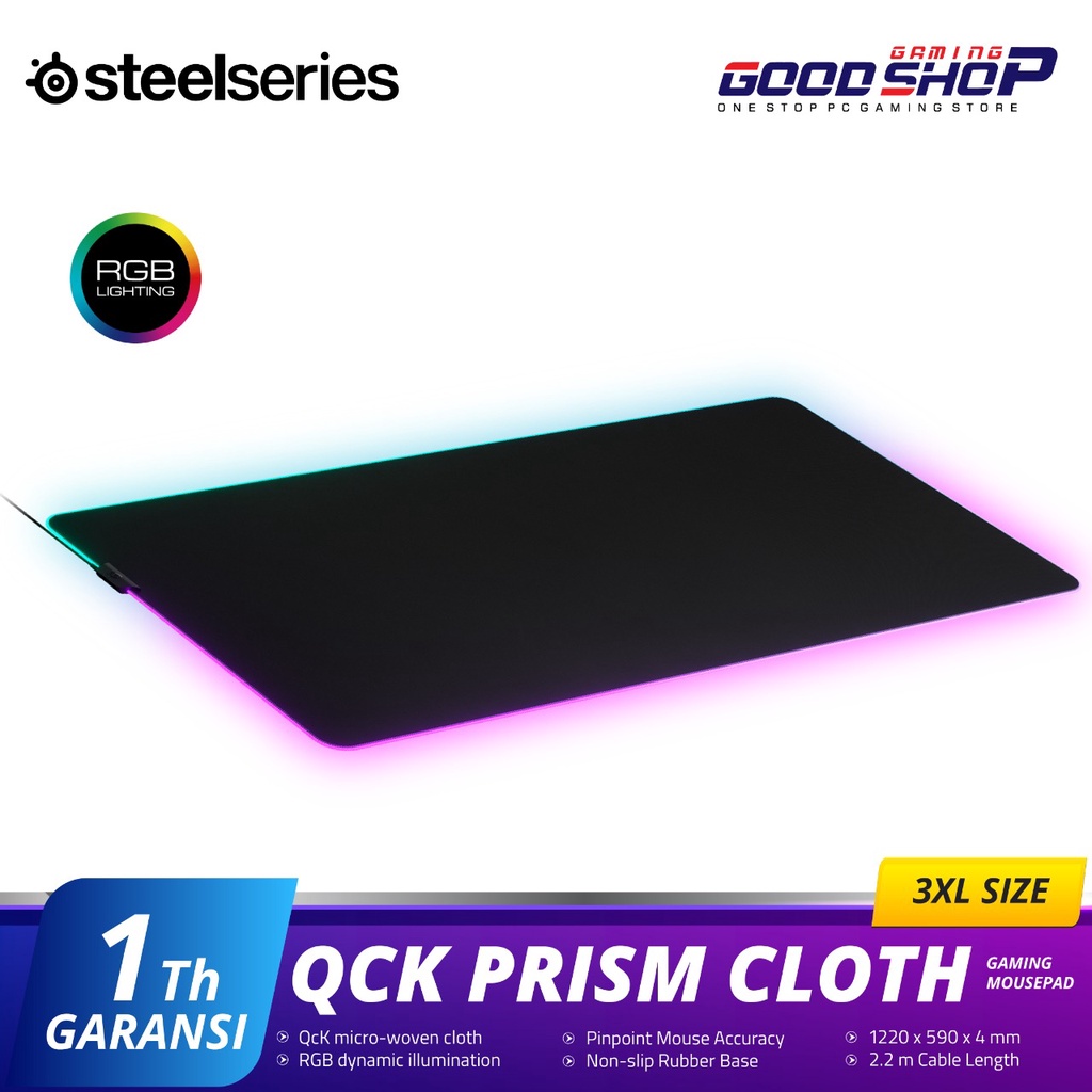 SteelSeries QcK Prism Cloth - Gaming Mousepad