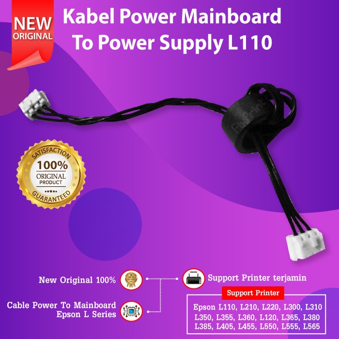 Kabel Power Mainboard to Power Supply Epson L110 L121 L210 L220 L300 L310 L550 L555 L565