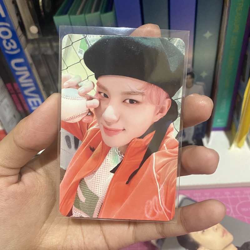 JUNGWOO SELCA TRADING CARD TC LETS PLAY BALL LPB UNIVERSE NCT U 127 PC PHOTOCARD