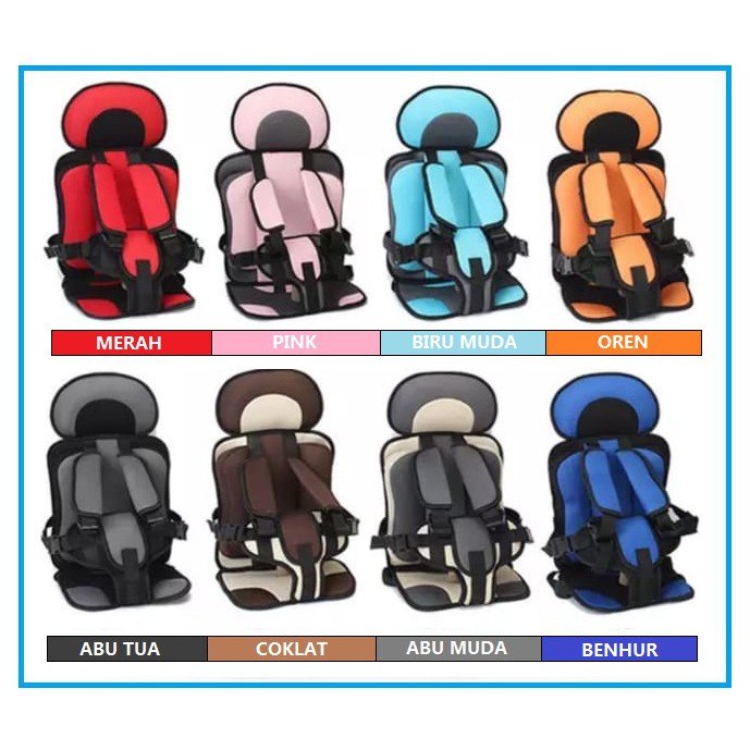 PENGAMAN DUDUKAN ANAK MOBIL / SAFETY CAR SEAT PORTABLE/BABY CAR SEAT