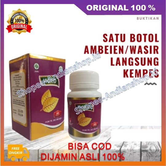 Viorid Kapsul Obat Ambeien Wasir Herbal Alami Paling Ampuh 100%  ASLI BPOM