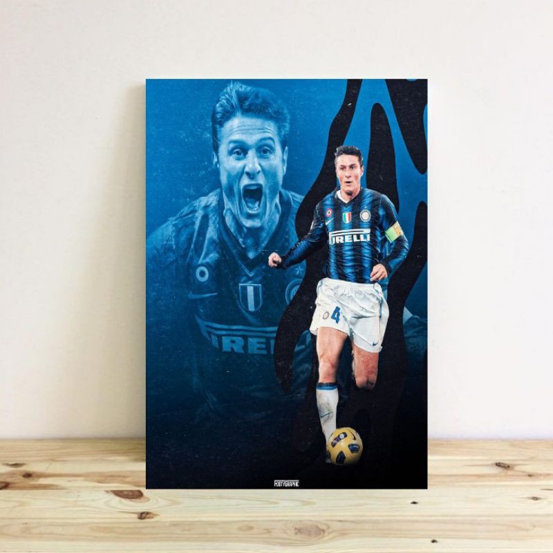 Poster dinding players InterMilan FC/A3+/Tanpa bingkai.