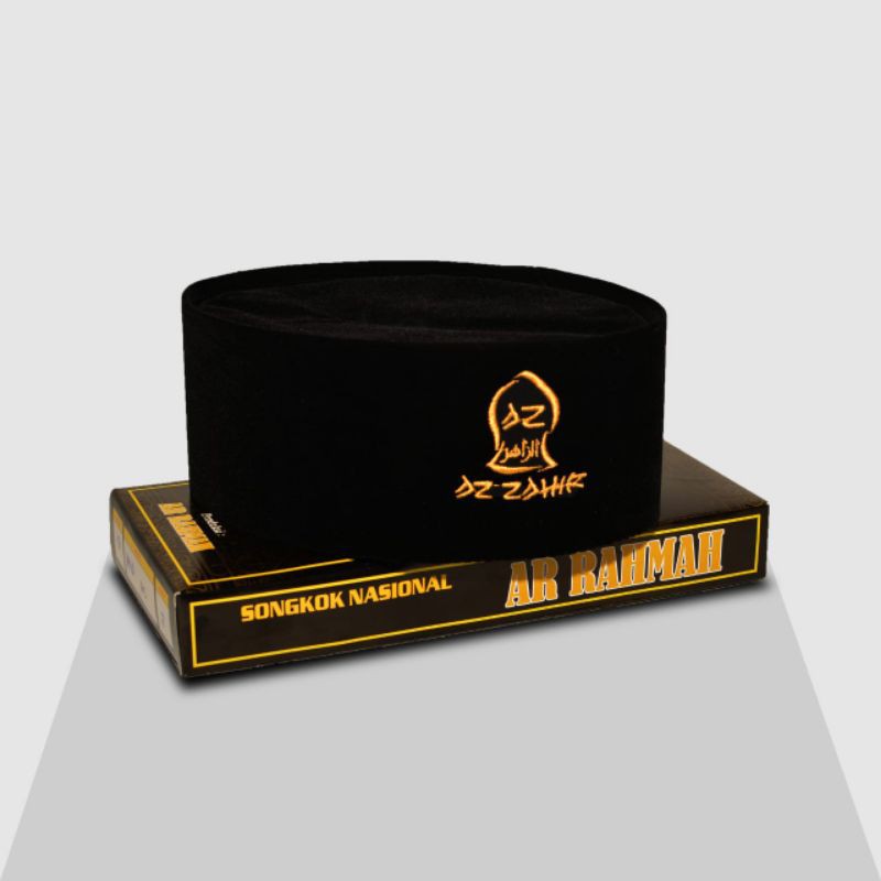 Peci Hitam Bordir Az Zahir Songkok Kopiyah Az Zahir