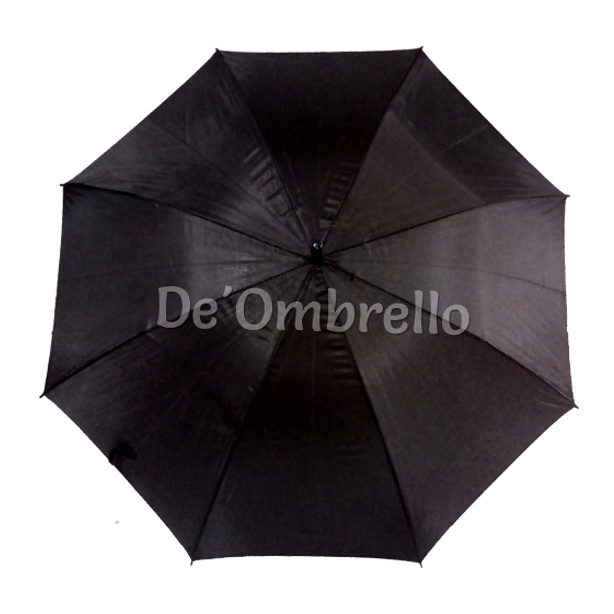 (047)Payung Hitam Standard Polos Import Quality/Black Umbrella