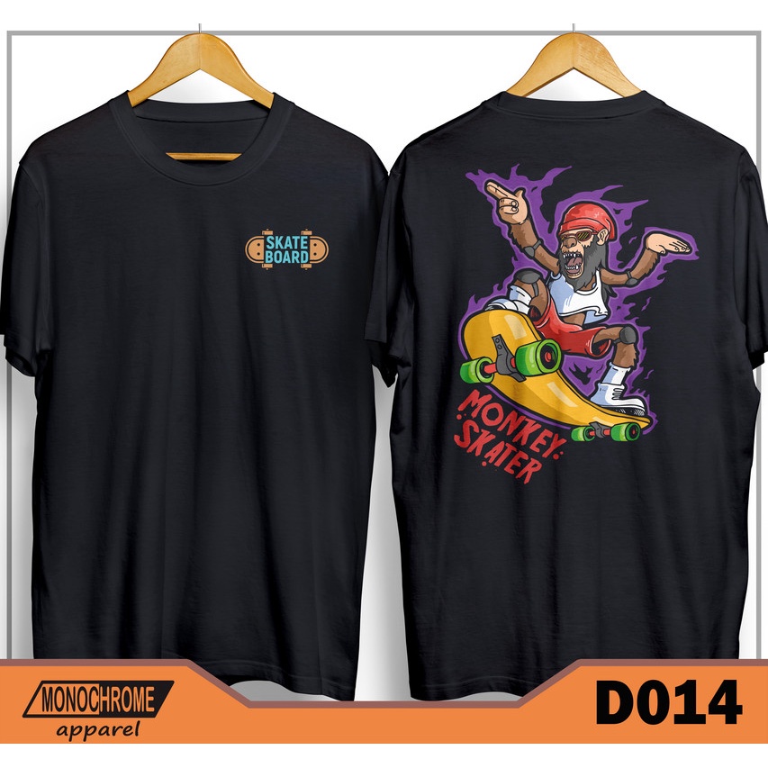 D014 Kaos Baju Skate Skater Skaters Skateboard Distro Pria
